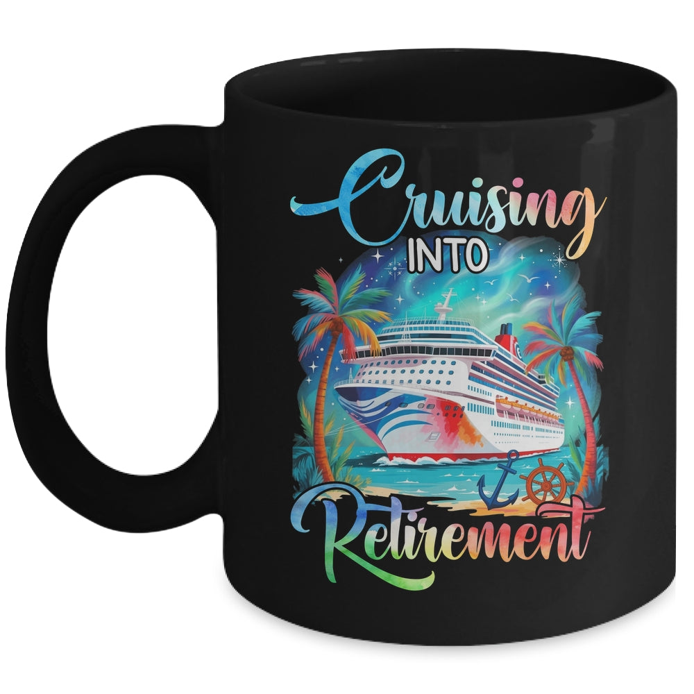 Cruising Into Retirement Cruise Squad Summer Cruise Vacation Mug | teecentury