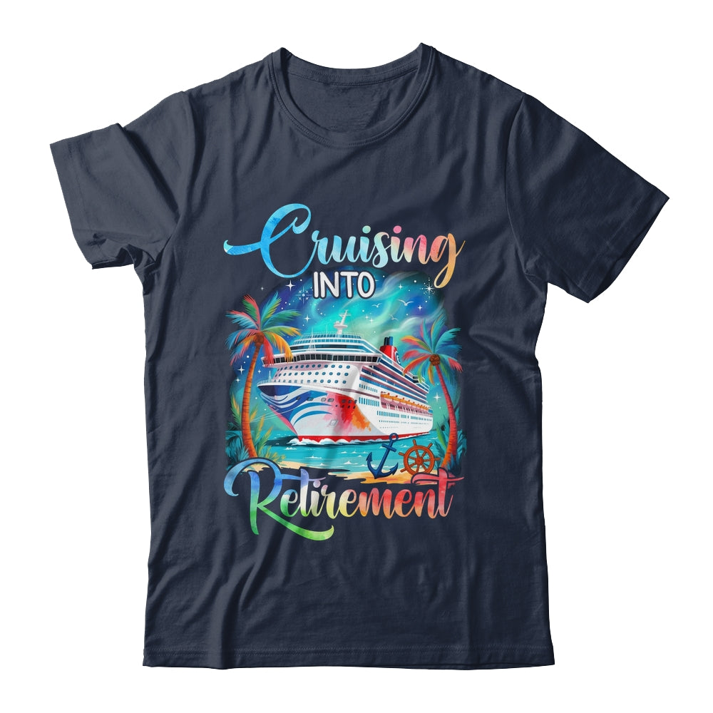 Cruising Into Retirement Cruise Squad Summer Cruise Vacation Shirt & Tank Top | teecentury