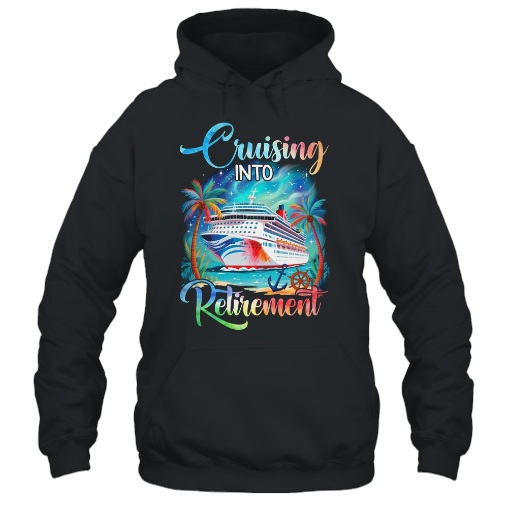 Cruising Into Retirement Cruise Squad Summer Cruise Vacation Shirt & Tank Top | teecentury