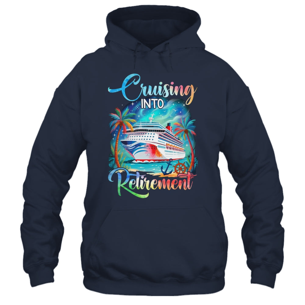 Cruising Into Retirement Cruise Squad Summer Cruise Vacation Shirt & Tank Top | teecentury