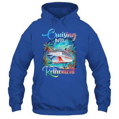 Cruising Into Retirement Cruise Squad Summer Cruise Vacation Shirt & Tank Top | teecentury