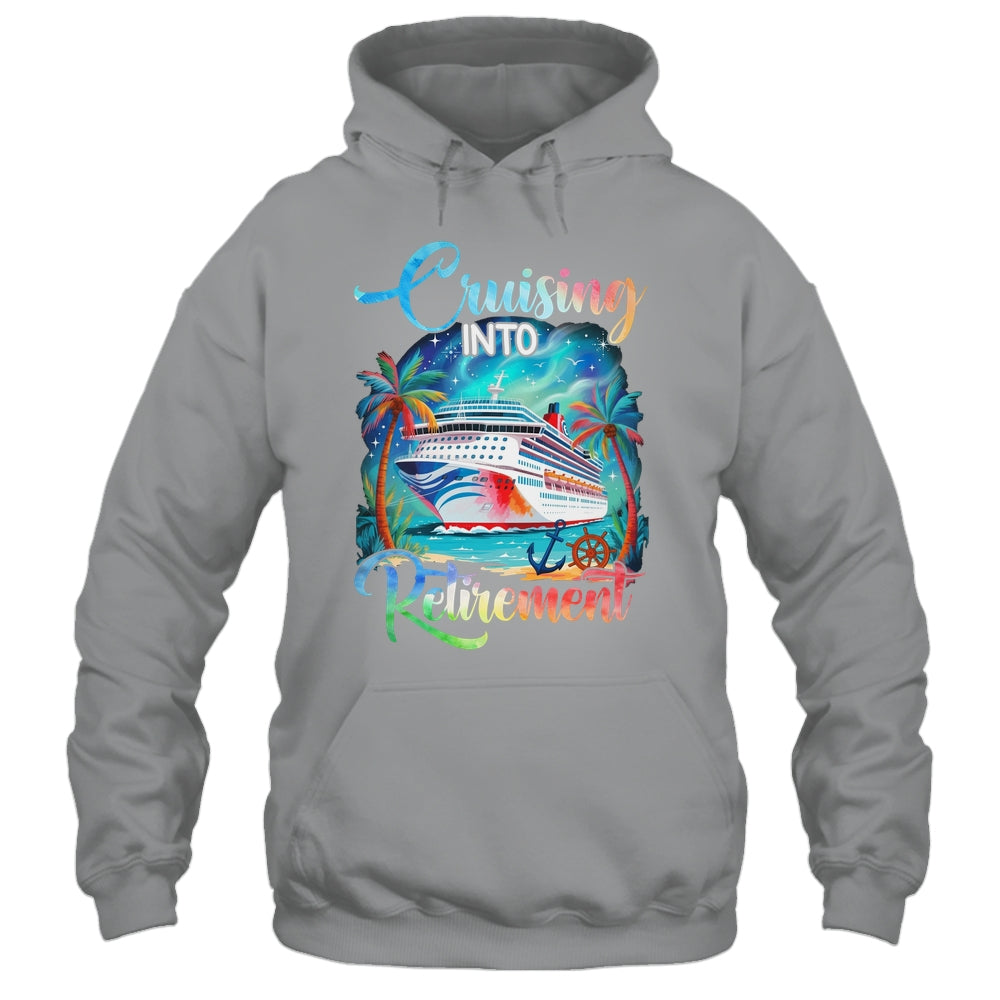 Cruising Into Retirement Cruise Squad Summer Cruise Vacation Shirt & Tank Top | teecentury