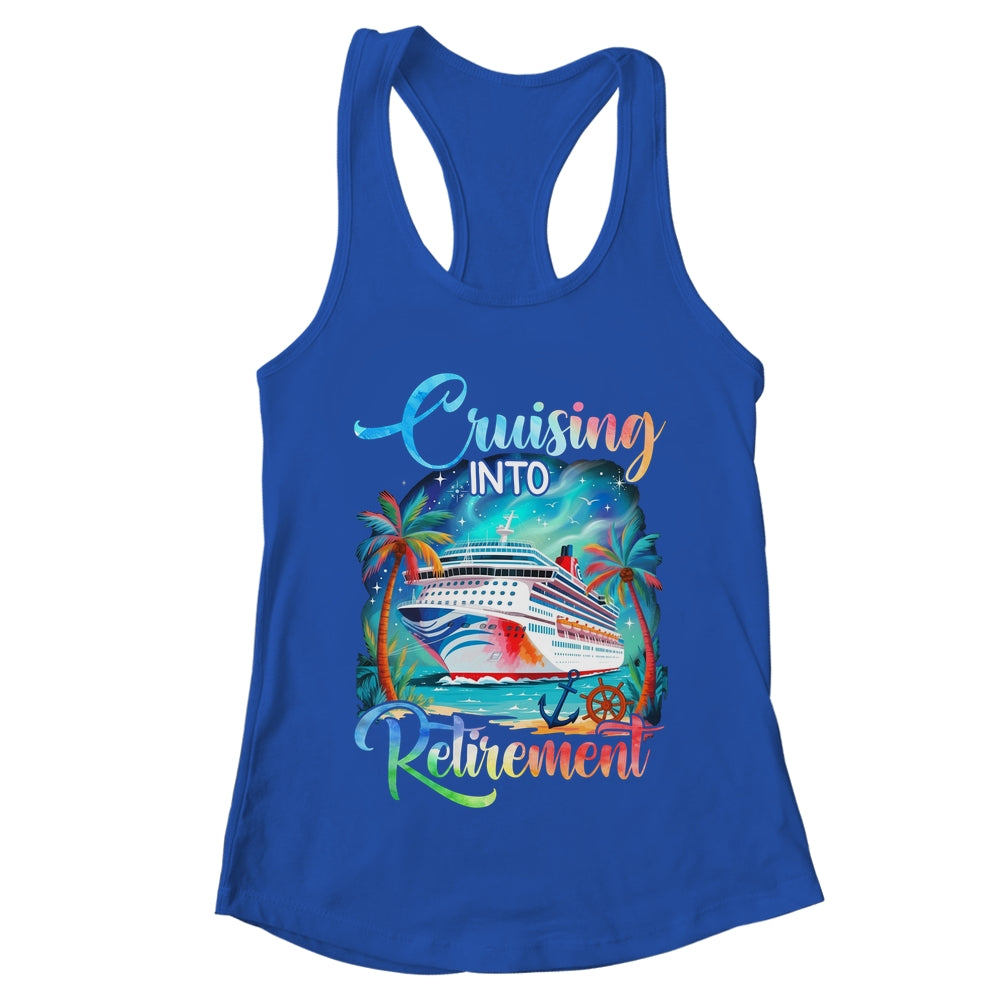 Cruising Into Retirement Cruise Squad Summer Cruise Vacation Shirt & Tank Top | teecentury