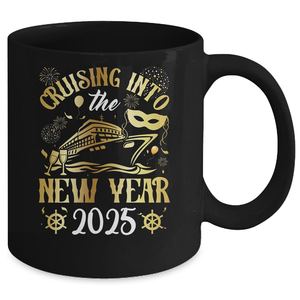 Cruising Into The New Year 2025 Family New Year Trip 2025 Mug | teecentury