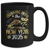 Cruising Into The New Year 2025 Family New Year Trip 2025 Mug | teecentury