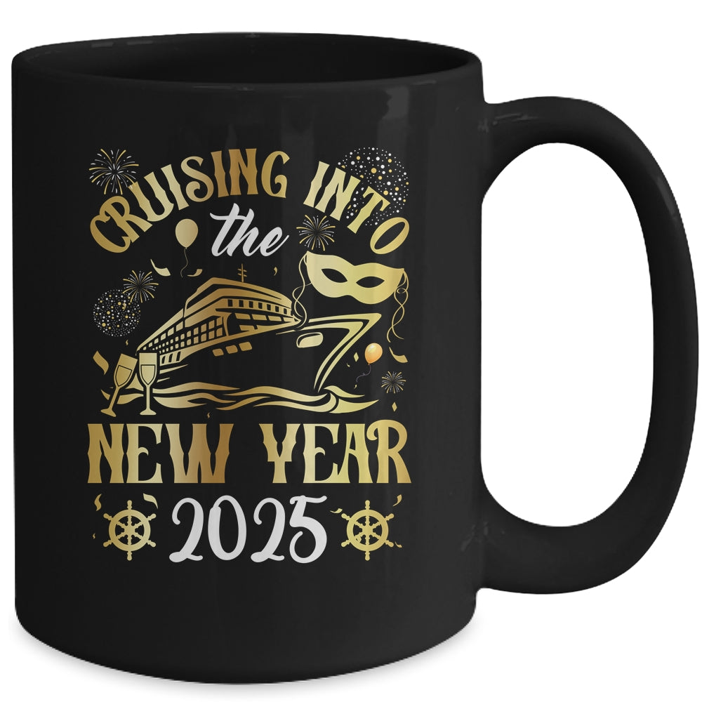 Cruising Into The New Year 2025 Family New Year Trip 2025 Mug | teecentury