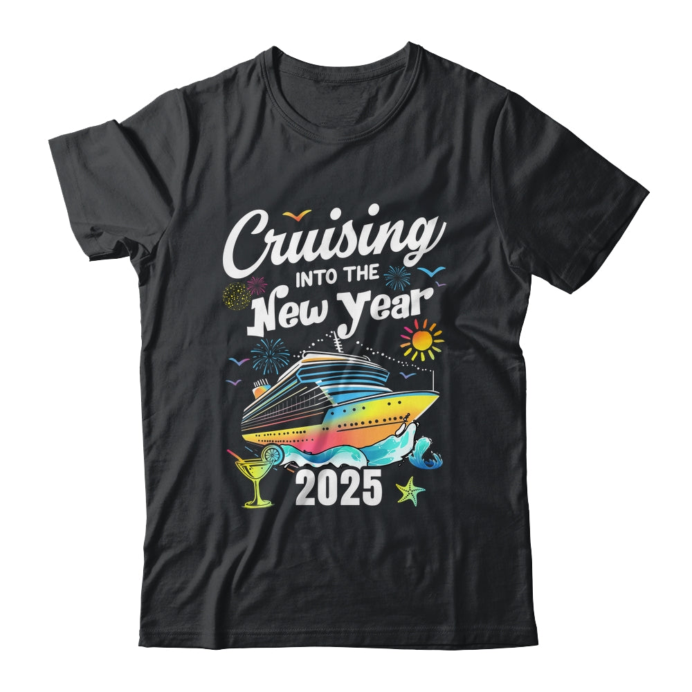 Cruising Into The New Year 2025 Family Vacation Holiday Shirt & Sweatshirt | teecentury