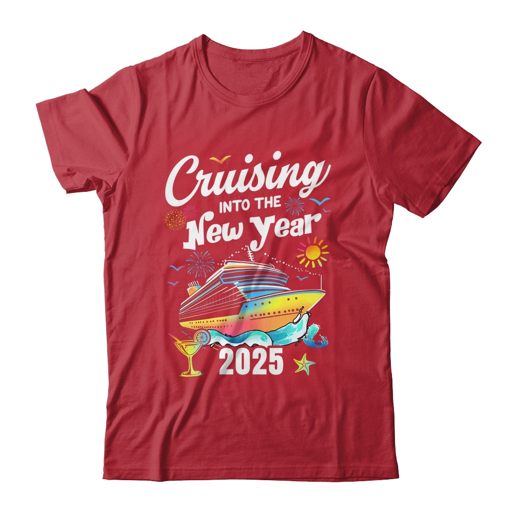 Cruising Into The New Year 2025 Family Vacation Holiday Shirt & Sweatshirt | teecentury