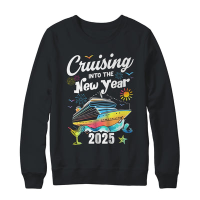 Cruising Into The New Year 2025 Family Vacation Holiday Shirt & Sweatshirt | teecentury