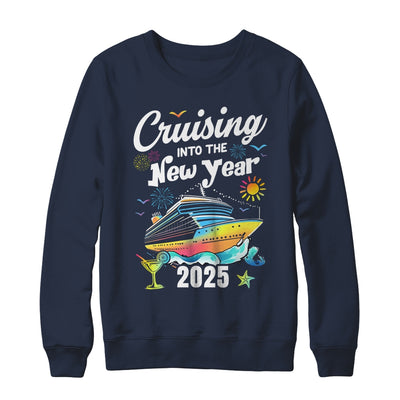 Cruising Into The New Year 2025 Family Vacation Holiday Shirt & Sweatshirt | teecentury