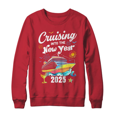 Cruising Into The New Year 2025 Family Vacation Holiday Shirt & Sweatshirt | teecentury