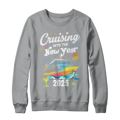 Cruising Into The New Year 2025 Family Vacation Holiday Shirt & Sweatshirt | teecentury