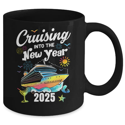 Cruising Into The New Year 2025 Family Vacation Holiday Mug | teecentury