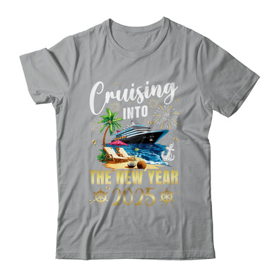 Cruising Into The New Year 2025 Family Vacation Matching Shirt & Sweatshirt | teecentury