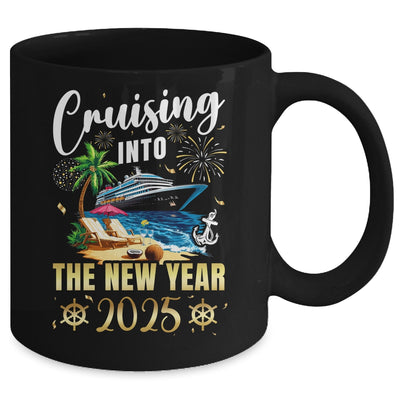 Cruising Into The New Year 2025 Family Vacation Matching Mug | teecentury