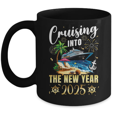 Cruising Into The New Year 2025 Family Vacation Matching Mug | teecentury