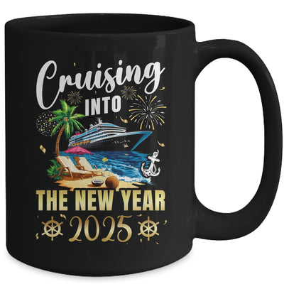 Cruising Into The New Year 2025 Family Vacation Matching Mug | teecentury