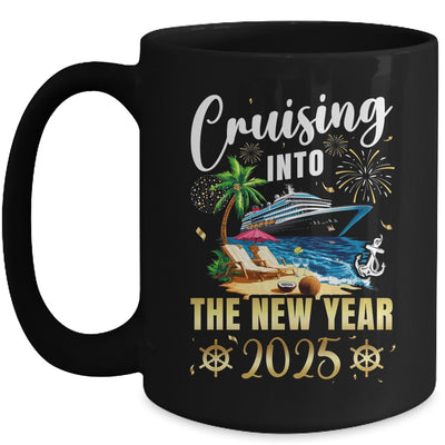 Cruising Into The New Year 2025 Family Vacation Matching Mug | teecentury