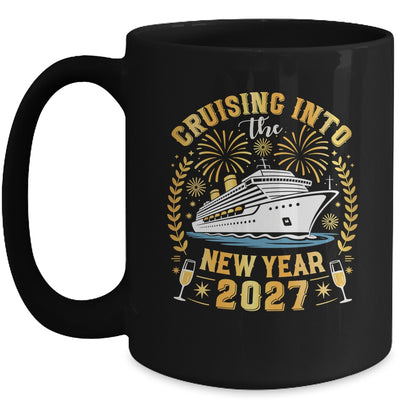 Cruising Into The New Year 2027 Family Trip Happy New Year Mug | teecentury