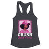 Crush Breast Cancer Awareness Black Women Pink Ribbon Shirt & Tank Top | teecentury