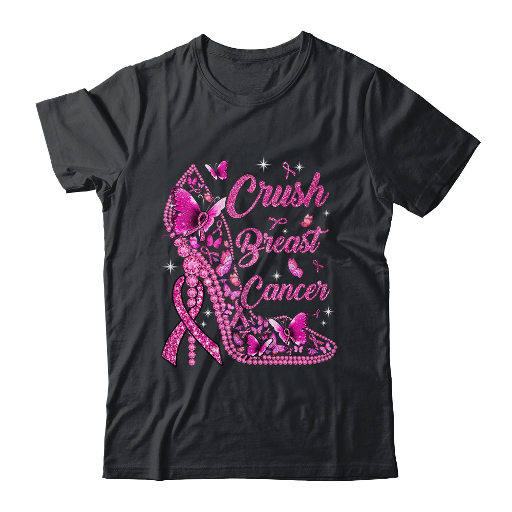 Crush Breast Cancer Awareness Month Pink Ribbon In October Shirt & Hoodie | teecentury