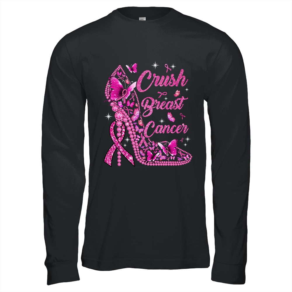 Crush Breast Cancer Awareness Month Pink Ribbon In October Shirt & Hoodie | teecentury