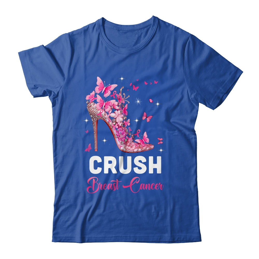 Crush Breast Cancer Awareness Pink Ribbon For Women Shirt & Tank Top | teecentury
