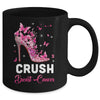 Crush Breast Cancer Awareness Pink Ribbon For Women Mug | teecentury