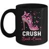 Crush Breast Cancer Awareness Pink Ribbon For Women Mug | teecentury