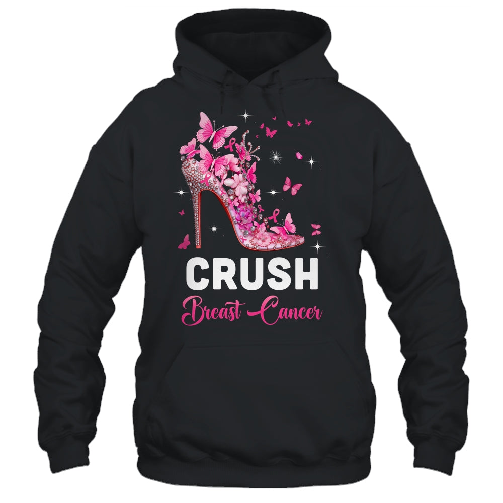 Crush Breast Cancer Awareness Pink Ribbon For Women Shirt & Tank Top | teecentury
