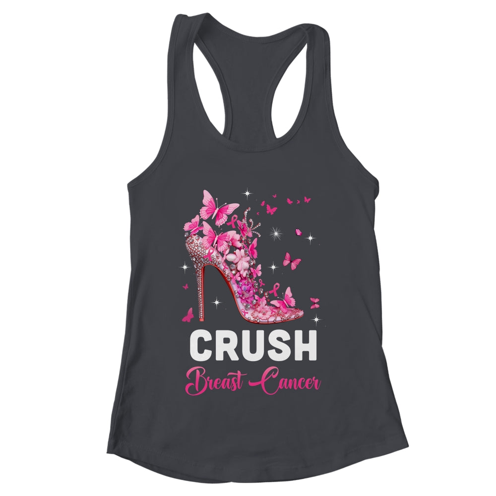 Crush Breast Cancer Awareness Pink Ribbon For Women Shirt & Tank Top | teecentury