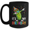 Cucumber Funny Dabbing Pickle Its My Birthday Men Women Kids Mug | teecentury