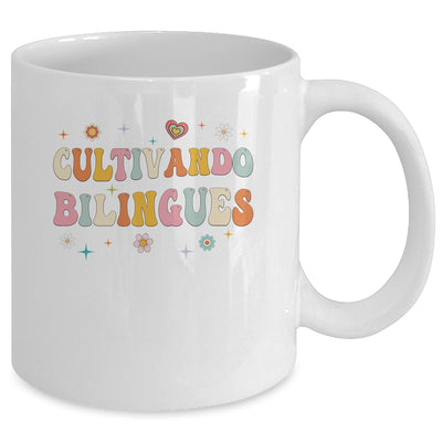Cultivando Bilingues Wildflowers Teacher Language Groovy Mug | teecentury