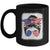 Cute 4th Of July Messy Bun Girl American Flag Patriotic USA Mug | teecentury