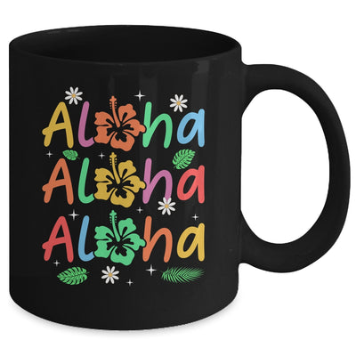 Cute Aloha Hawaiian Summer Vacation Hibiscus Women Kids Girl Mug | teecentury