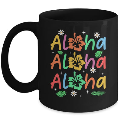 Cute Aloha Hawaiian Summer Vacation Hibiscus Women Kids Girl Mug | teecentury