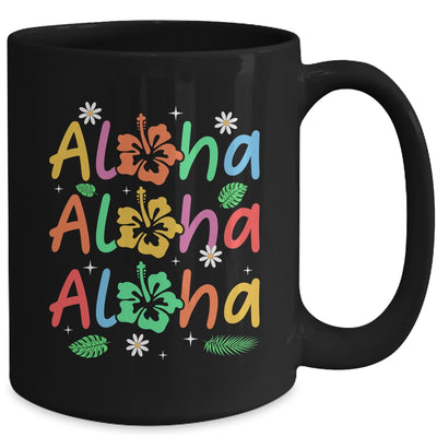 Cute Aloha Hawaiian Summer Vacation Hibiscus Women Kids Girl Mug | teecentury