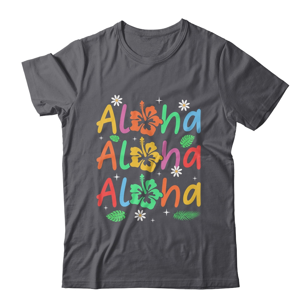Cute Aloha Hawaiian Summer Vacation Hibiscus Women Kids Girl Shirt & Tank Top | teecentury