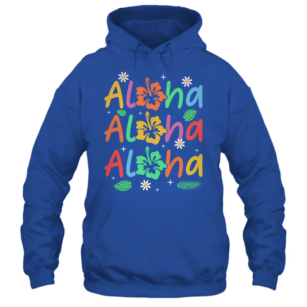 Cute Aloha Hawaiian Summer Vacation Hibiscus Women Kids Girl Shirt & Tank Top | teecentury