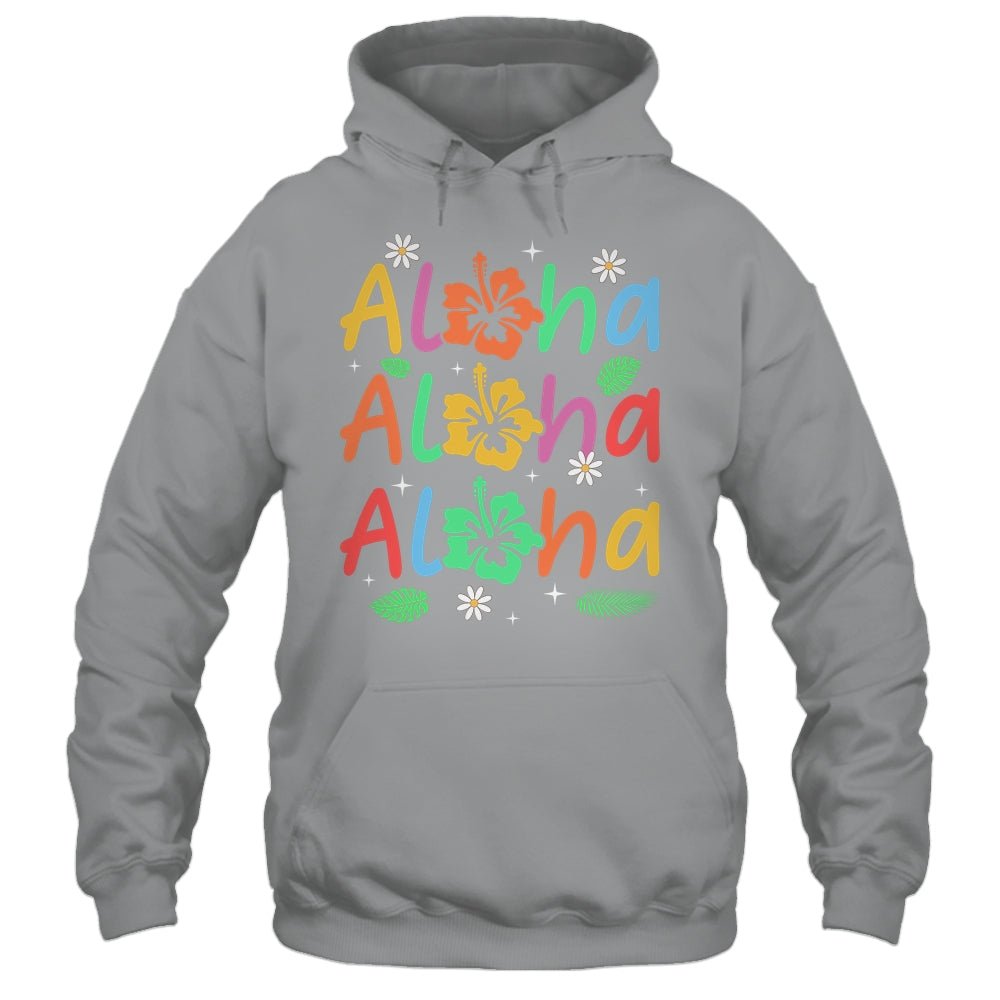 Cute Aloha Hawaiian Summer Vacation Hibiscus Women Kids Girl Shirt & Tank Top | teecentury