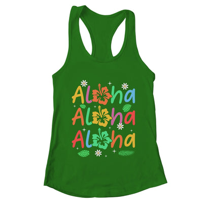 Cute Aloha Hawaiian Summer Vacation Hibiscus Women Kids Girl Shirt & Tank Top | teecentury