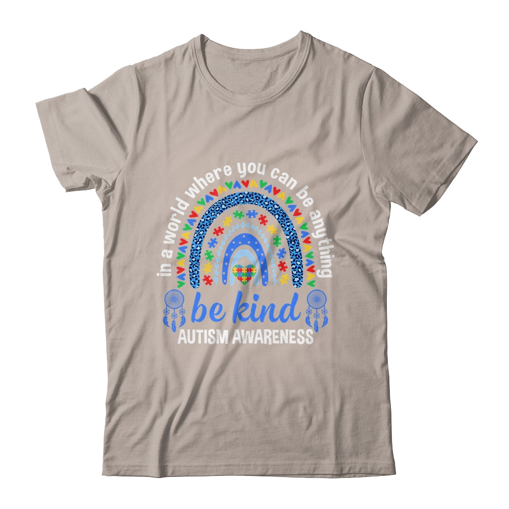 Cute Autism Mom Women Men Autism Awareness Be Kind Support Shirt & Tank Top | teecentury