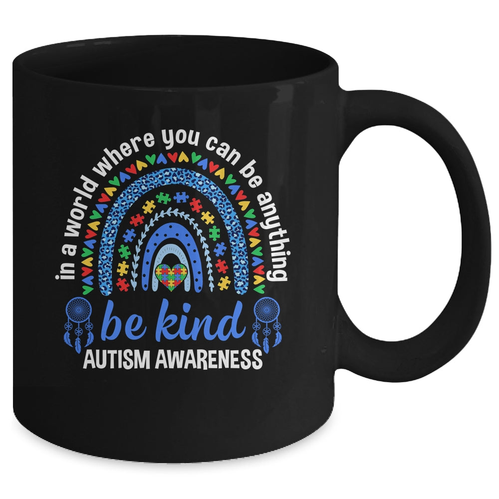 Cute Autism Mom Women Men Autism Awareness Be Kind Support Mug | teecentury