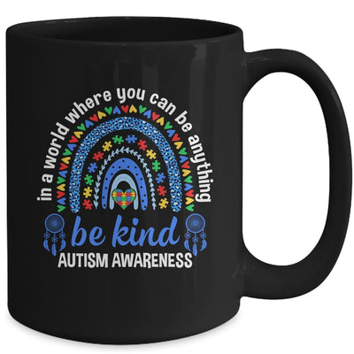 Cute Autism Mom Women Men Autism Awareness Be Kind Support Mug | teecentury