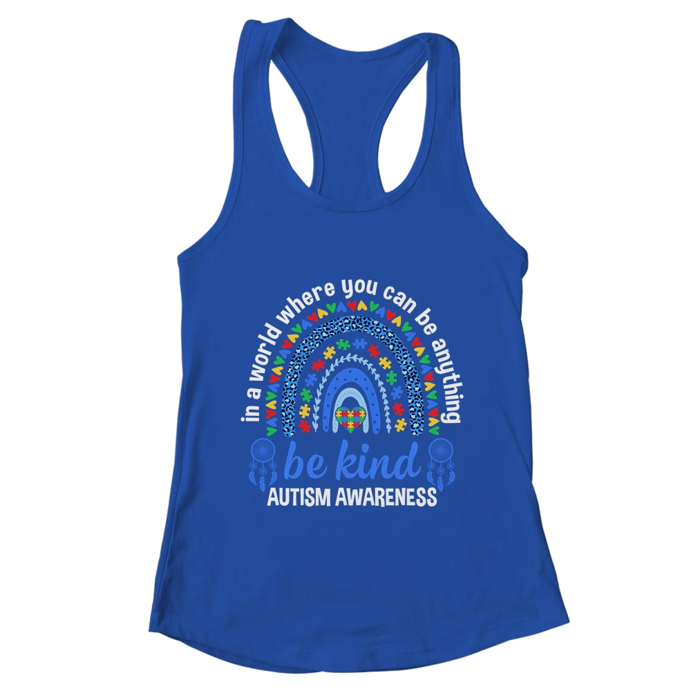 Cute Autism Mom Women Men Autism Awareness Be Kind Support Shirt & Tank Top | teecentury