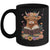 Cute Baby Highland Cow Reading Book Lover Bookworm Girls Mug | teecentury