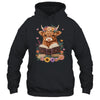 Cute Baby Highland Cow Reading Book Lover Bookworm Girls Shirt & Tank Top | teecentury