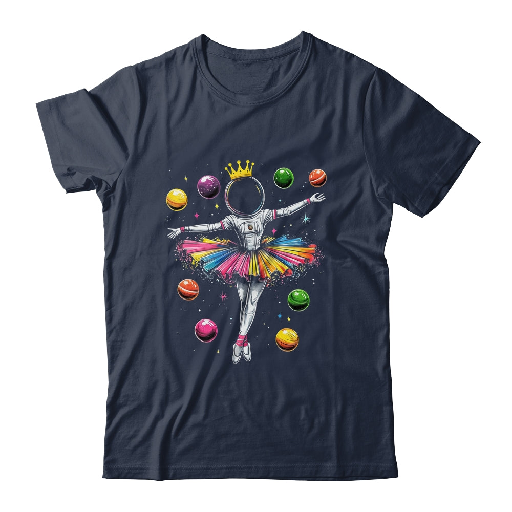 Cute Ballerina Girl Space Astronaut Design Ballet Dance Shirt & Hoodie | teecentury