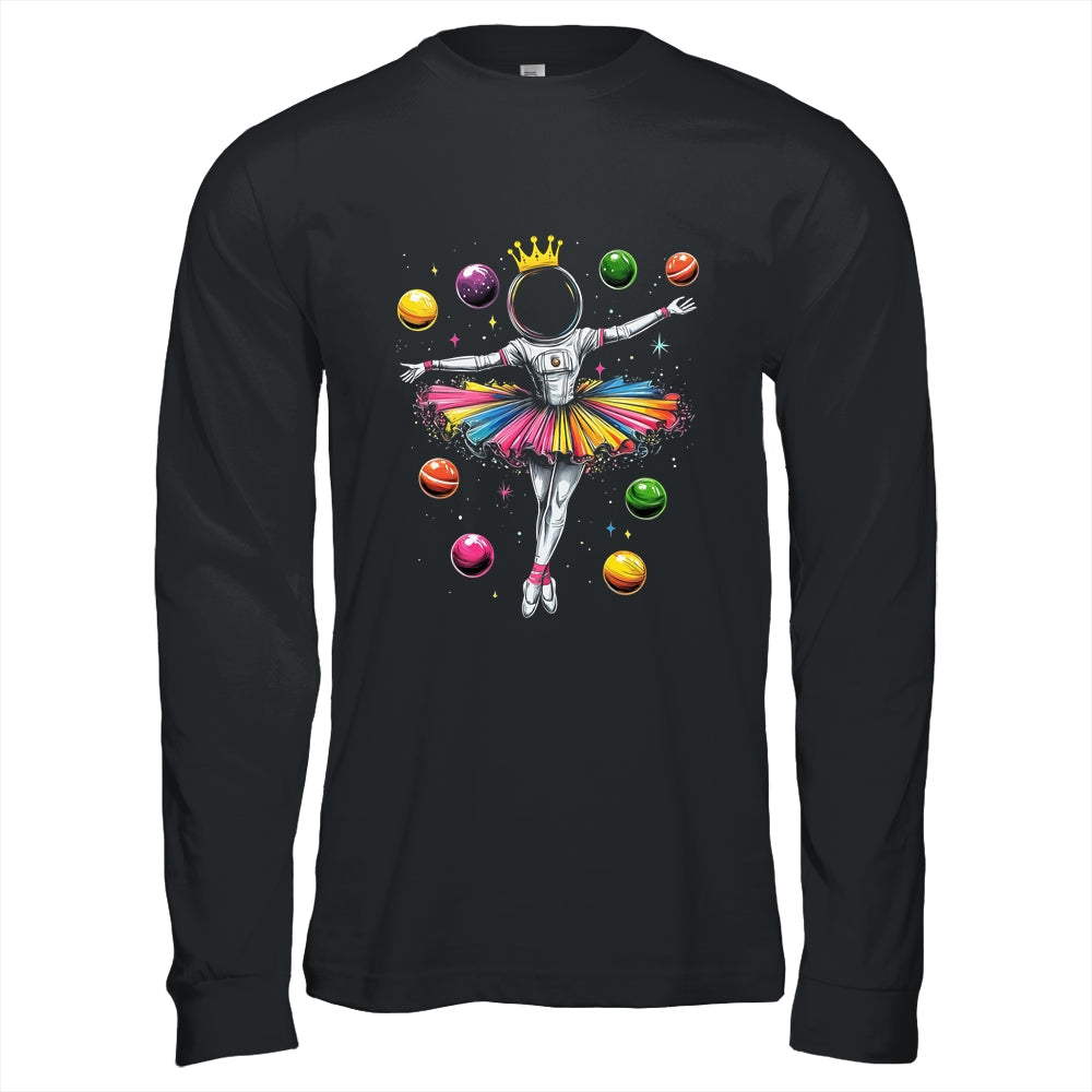 Cute Ballerina Girl Space Astronaut Design Ballet Dance Shirt & Hoodie | teecentury