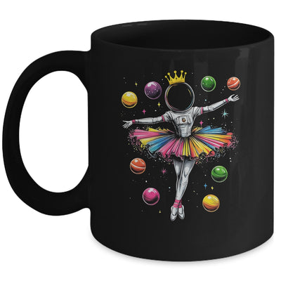 Cute Ballerina Girl Space Astronaut Design Ballet Dance Mug | teecentury